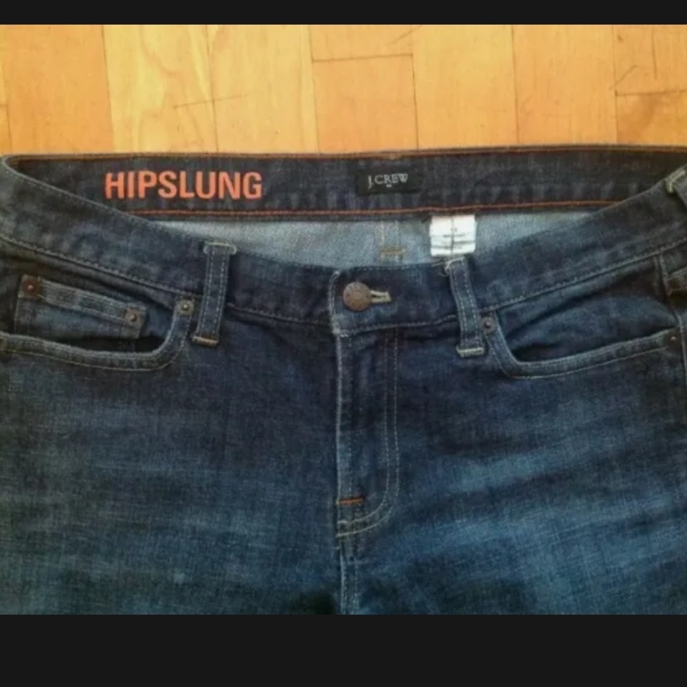 J.Crew Hip Slung Cropped Jeans/ Shorts Dark Wash Size 30